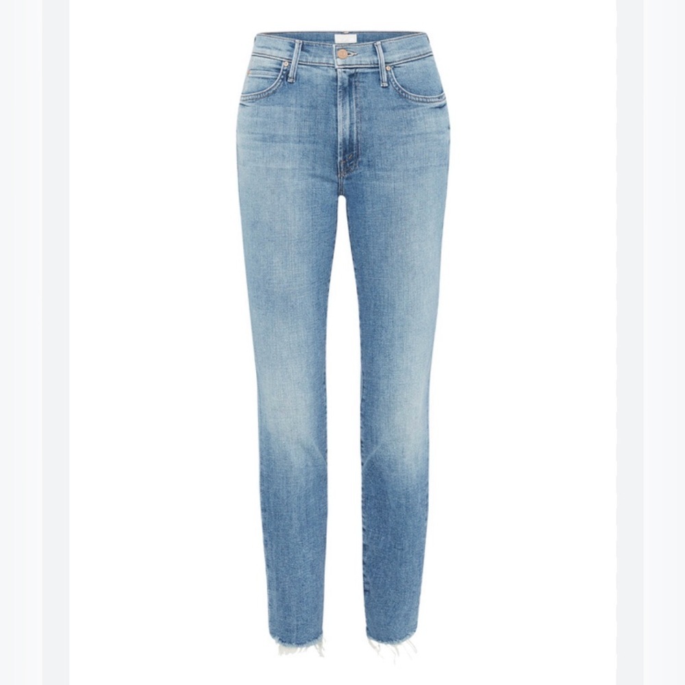 MOTHER Denim Stunner Ankle Step Fray‎ Jeans - Camp Expert Stretches Women 26